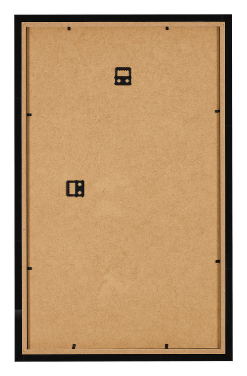 Bilderrahmen 33x48cm Schwarz Hochglanz MDF Bologna Ruckseite | Yourdecoration.at