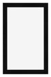 Bilderrahmen 33x48cm Schwarz Silber Poliert MDF Pisa Vorne | Yourdecoration.at