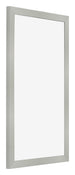 Bilderrahmen 33x48cm Silber Matt MDF Bologna Vorne Schrag | Yourdecoration.at