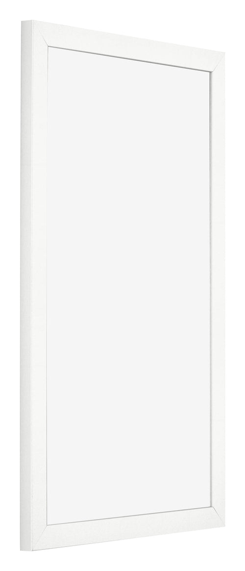 Bilderrahmen 33x48cm Weiss Hochglanz MDF Bologna Vorne Schrag | Yourdecoration.at