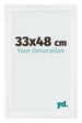 Bilderrahmen 33x48cm Weiß Vintage MDF Pisa Vorne Messe | Yourdecoration.at