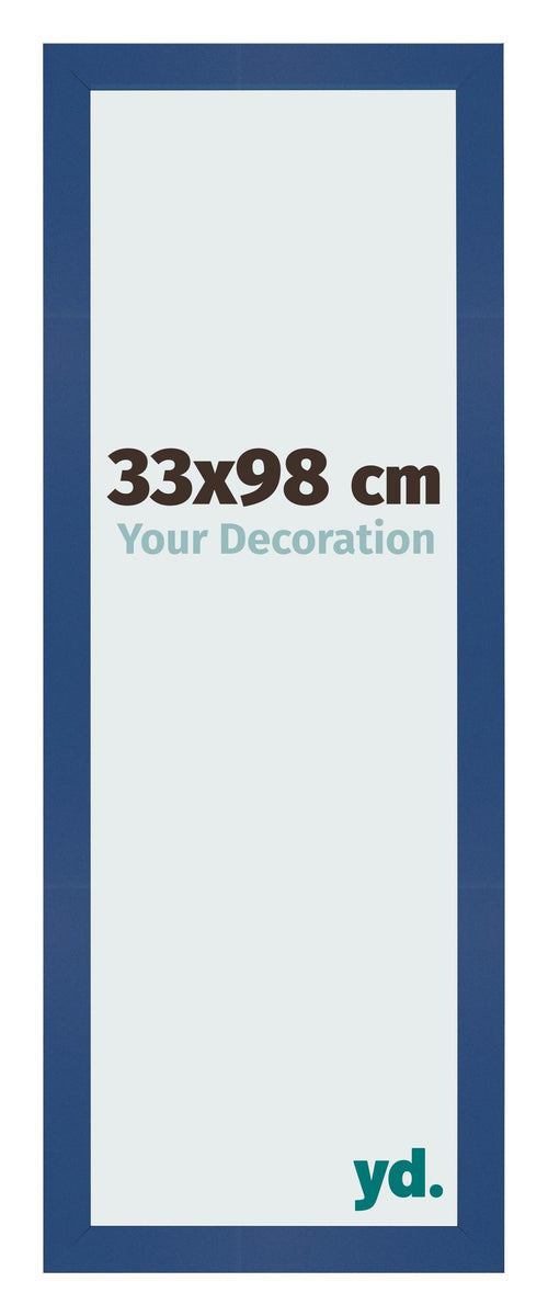 Bilderrahmen 33x98 cm Dunkelblau MDF Bologna Vorne Messe | Yourdecoration.at