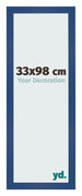 Bilderrahmen 33x98 cm Dunkelblau MDF Bologna Vorne Messe | Yourdecoration.at