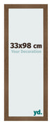 Bilderrahmen 33x98 cm Eiche Rustikal MDF Bologna Vorne Messe | Yourdecoration.at