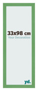 Bilderrahmen 33x98 cm Grun MDF Bologna Vorne Messe | Yourdecoration.at