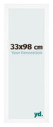 Bilderrahmen 33x98 cm Weiss Matt MDF Bologna Vorne Messe | Yourdecoration.at