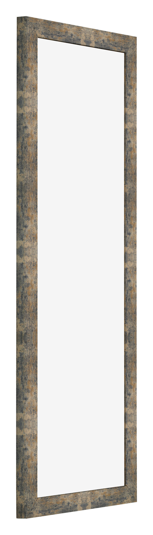 Bilderrahmen 33x98cm Blau Gold Meliert MDF Bologna Vorne Schrag | Yourdecoration.at