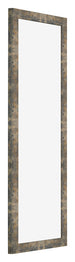 Bilderrahmen 33x98cm Blau Gold Meliert MDF Bologna Vorne Schrag | Yourdecoration.at