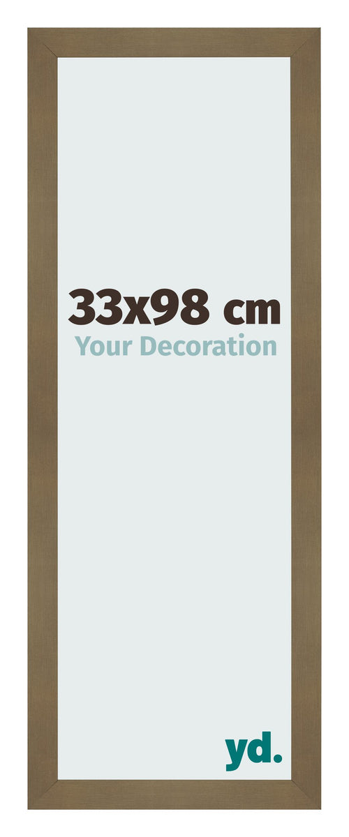 Bilderrahmen 33x98cm Bronze Dekor MDF Bologna Vorne Messe | Yourdecoration.at