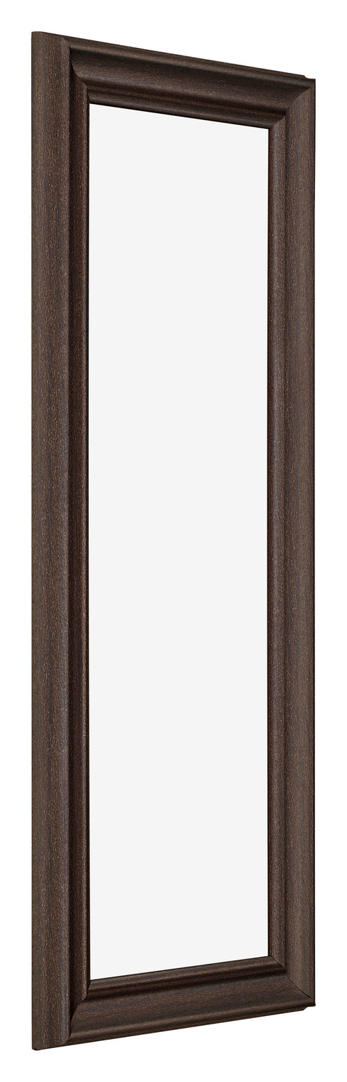 Bilderrahmen 33x98cm Eiche Dunkel MDF Lazio Vorne Schrag | Yourdecoration.at