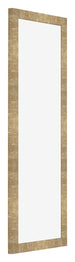 Bilderrahmen 33x98cm Gold Antik MDF Bologna Vorne Schrag | Yourdecoration.at