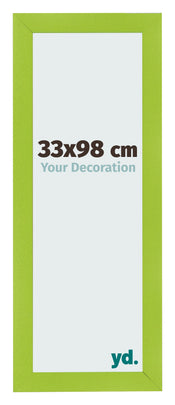Bilderrahmen 33x98cm Grün MDF Pisa Vorne Messe | Yourdecoration.at