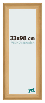 Bilderrahmen 33x98cm Kiefer Gemasert MDF Lazio Vorne Messe | Yourdecoration.at