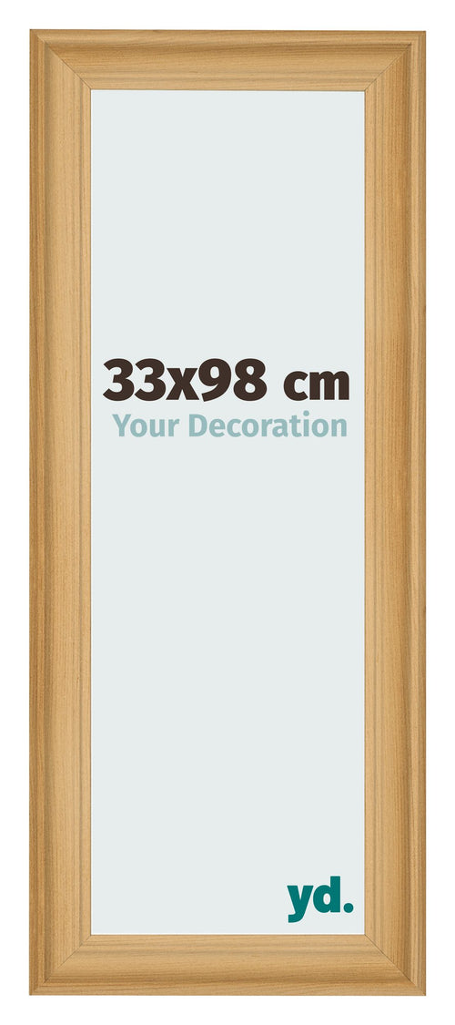 Bilderrahmen 33x98cm Kiefer Gemasert MDF Lazio Vorne Messe | Yourdecoration.at