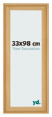 Bilderrahmen 33x98cm Kiefer Gemasert MDF Lazio Vorne Messe | Yourdecoration.at