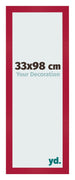 Bilderrahmen 33x98cm Rot MDF Bologna Vorne Messe | Yourdecoration.at