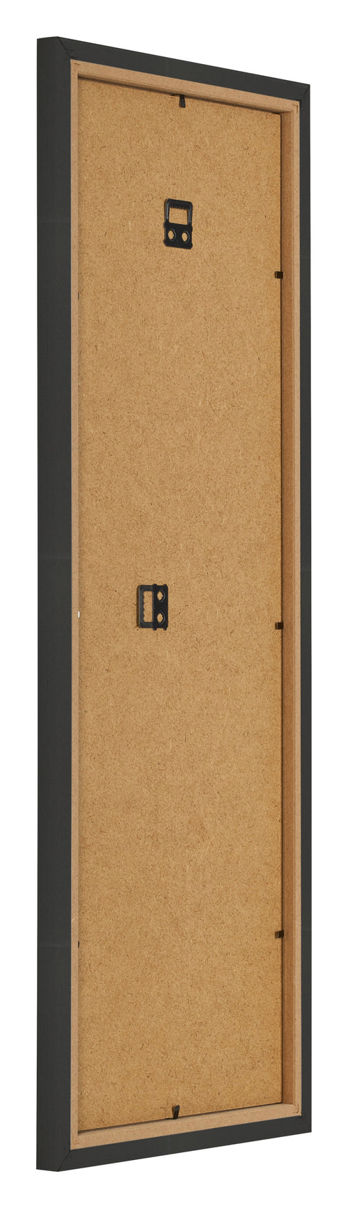 Bilderrahmen 33x98cm Schwarz Gemasert MDF Bologna Ruckseite Schrag | Yourdecoration.at