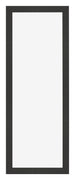 Bilderrahmen 33x98cm Schwarz Gemasert MDF Bologna Vorne | Yourdecoration.at