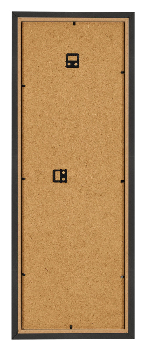 Bilderrahmen 33x98cm Schwarz Matt MDF Bologna Ruckseite | Yourdecoration.at