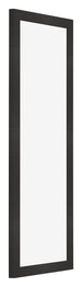 Bilderrahmen 33x98cm Schwarz Matt MDF Bologna Vorne Schrag | Yourdecoration.at