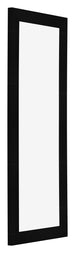 Bilderrahmen 33x98cm Schwarz Silber Poliert MDF Pisa Vorne Schrag | Yourdecoration.at