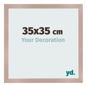 Bilderrahmen 35x35 cm Altrosa MDF Bologna Vorne Messe | Yourdecoration.at