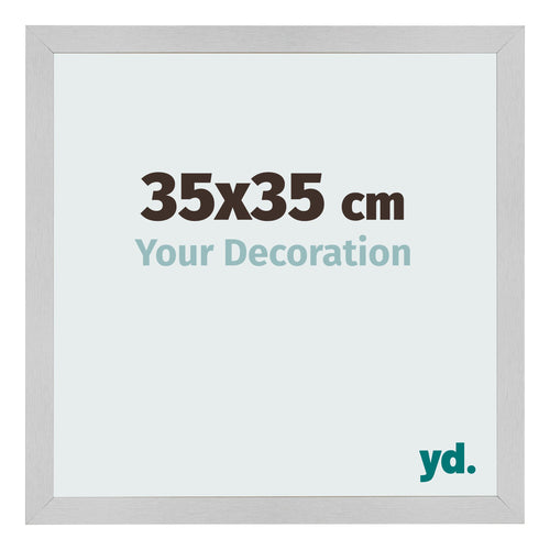 Bilderrahmen 35x35cm Edelstahl MDF Bologna Vorne Messe | Yourdecoration.at