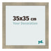 Bilderrahmen 35x35cm Gold Vintage MDF Pisa Vorne Messe | Yourdecoration.at