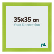Bilderrahmen 35x35cm Grün MDF Pisa Vorne Messe | Yourdecoration.at