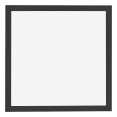 Bilderrahmen 35x35cm Schwarz Gemasert MDF Bologna Vorne | Yourdecoration.at