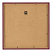 Bilderrahmen 35x35cm Weinrot Gewischt MDF Bologna Ruckseite | Yourdecoration.at