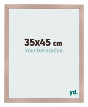 Bilderrahmen 35x45 cm Altrosa MDF Bologna Vorne Messe | Yourdecoration.at