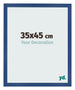 Bilderrahmen 35x45 cm Dunkelblau MDF Bologna Vorne Messe | Yourdecoration.at