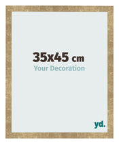 Bilderrahmen 35x45cm Gold Antik MDF Bologna Vorne Messe | Yourdecoration.at