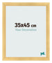 Bilderrahmen 35x45cm Gold Vintage MDF Pisa Vorne Messe | Yourdecoration.at