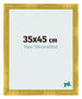 Bilderrahmen 35x45cm Gold Vintage MDF Pisa Vorne Messe | Yourdecoration.at
