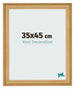 Bilderrahmen 35x45cm Kiefer Gemasert MDF Lazio Vorne Messe | Yourdecoration.at