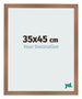 Bilderrahmen 35x45cm Kupfer Dekor MDF Bologna Vorne Messe | Yourdecoration.at