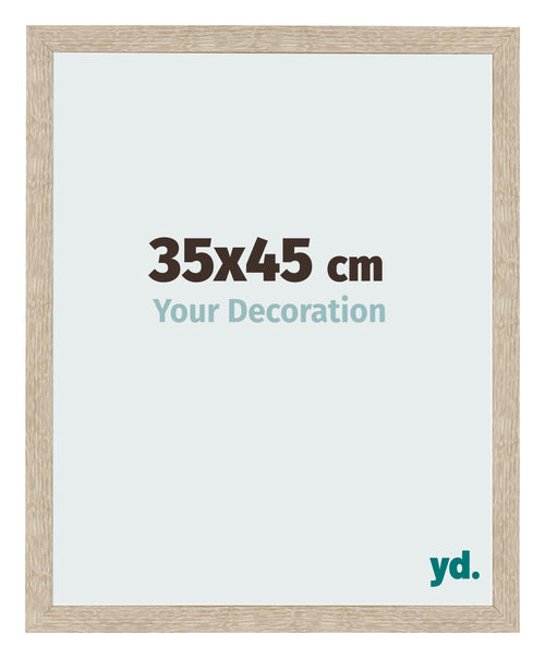 Bilderrahmen 35x45cm Sonoma Eiche MDF Bologna Vorne Messe | Yourdecoration.at