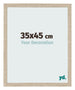 Bilderrahmen 35x45cm Sonoma Eiche MDF Bologna Vorne Messe | Yourdecoration.at