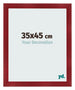 Bilderrahmen 35x45cm Weinrot Gewischt MDF Pisa Vorne Messe | Yourdecoration.at