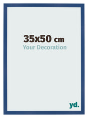 Bilderrahmen 35x50 cm Dunkelblau MDF Bologna Vorne Messe | Yourdecoration.at