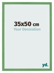 Bilderrahmen 35x50 cm Grun MDF Bologna Vorne Messe | Yourdecoration.at