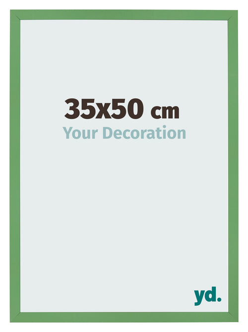 Bilderrahmen 35x50 cm Grun MDF Bologna Vorne Messe | Yourdecoration.at