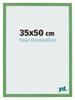 Bilderrahmen 35x50 cm Grun MDF Bologna Vorne Messe | Yourdecoration.at