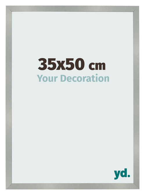 Bilderrahmen 35x50cm Aluminium Gebürstet MDF Bologna Vorne Messe | Yourdecoration.at