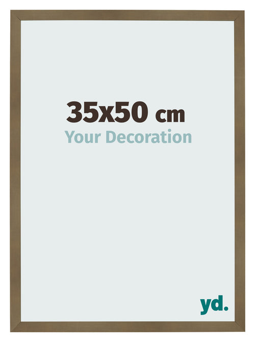 Bilderrahmen 35x50cm Bronze Dekor MDF Bologna Vorne Messe | Yourdecoration.at