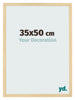 Bilderrahmen 35x50cm Buche Dekor MDF Bologna Vorne Messe | Yourdecoration.at