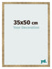 Bilderrahmen 35x50cm Gold Antik MDF Bologna Vorne Messe | Yourdecoration.at