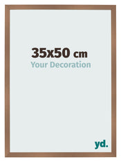 Bilderrahmen 35x50cm Kupfer Dekor MDF Bologna Vorne Messe | Yourdecoration.at